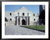 Main Entrance of the Alamo, San Antonio, TX  Print by Chris Minerva