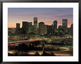 Skyline at sunrise, Denver, CO  Prints by Tom Dietrich