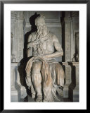 Michelangelo's Moses, Rome, Italy  Prints by Edward Slater