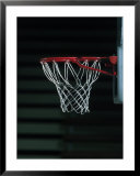Side View of a Basketball Net  Poster by B Gillingham