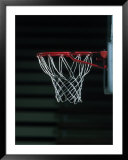 Side View of a Basketball Net  Poster by B Gillingham
