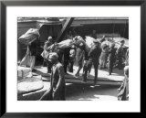 Taking on the Mail Port Said Egypt  Print by Pontin Brown