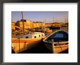 Boats at Port, St. Tropez, France Posters by Barbara Van Zanten