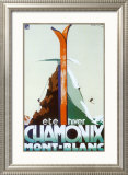 Ete Hiver Chamonix Mont-Blanc Posters by Henry Reb