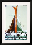 Ete Hiver Chamonix Mont-Blanc  Prints by Henry Reb