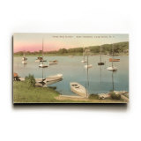 Three-Mile Harbor, East Hampton, Long Island, Wood Sign