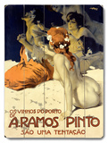 A.Ramos Pinto Wood Sign
