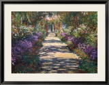 Jardin à Giverny Photographie par Claude Monet