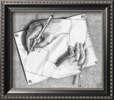 Drawing Hands Affiches par M. C. Escher