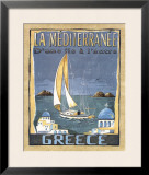 Greece Print by Charlene Audrey