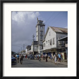 City Hall, New Amsterdam, Guyana Gerahmter Fotografie-Druck
