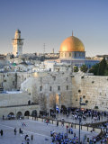 Western Wall and Dome of the Rock Mosque, Jerusalem, Israel Photographic Print by Michele Falzone