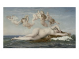 Birth of Venus, 1863 Estampe par Alexandre Cabanel