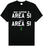 The X Files - What Happens in Area 51, Stays in Area 51  T-Shirts