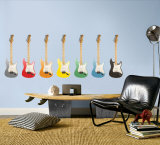 Guitars - Set of 7 Multi Wall Decal