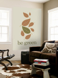 Be Green Wall Mural
