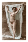 Belly Dancer with Fabric Masterdruck