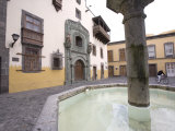 Columbus House, Pilar Nuevo Square, Vegueda, Las Palmas, Gran Canaria, Canary Islands, Spain Photographic Print by Marco Cristofori