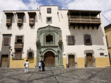 Columbus House, Pilar Nuevo Square, Vegueda, Las Palmas, Gran Canaria, Canary Islands, Spain Photographic Print by Marco Cristofori