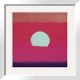 Sunset, c.1972 (hot pink, purple, red, blue) Posters by Andy Warhol