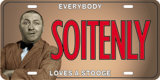 The Three Stooges - Soitenly License Plate Tin Sign
