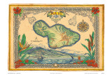 Island of Maui Posters by Steve Strickland