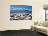 Pichincha Volcano and Quito Skyline, Ecuador Wall Mural by John Coletti