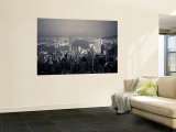 Victoria Harbour and Skyline from the Peak, Hong Kong, China Wall Mural by Jon Arnold