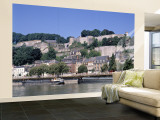 River Meuse and Citadel, Namur, Belgium Wall Mural by Danielle Gali