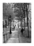Escaliers a Montmartre, Paris  Poster by Henri Silberman
