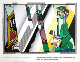 Reflections on Interior with Girl Drawing Poster par Roy Lichtenstein