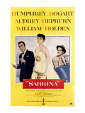 Sabrina, Humphrey Bogart, Audrey Hepburn, William Holden, 1954 Estampe