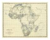 Africa, c.1861 Giclee Print by Alexander Keith Johnston