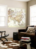 Asia 1951 Wall Mural