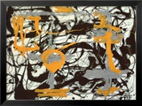 Yellow, Grey, Black  Prints by Jackson Pollock