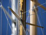 Three Classic Yacht Masts with Spreaders at Panerai Classics, Sardinia, September 2007 Photographic Print by Richard Langdon