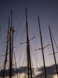 Masts and Rigging at Dusk. Panerai Classics, Sardinia, September 2007 Photographic Print by Richard Langdon