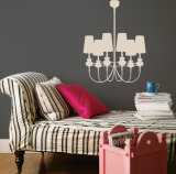 Taupe Modern Chandelier Wandabziehbild