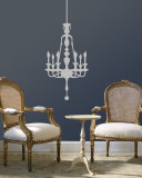 Grey Classic Chandelier Wandabziehbild