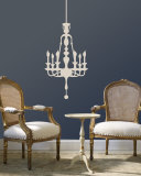 Taupe Classic Chandelier Wandabziehbild