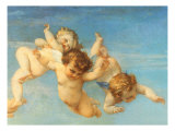 Birth of Venus, Detail, 1863 Estampe par Alexandre Cabanel