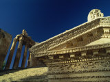 Entry to the Roman Temple of Bacchus, Baalbek, UNESCO World Heritage Site, Lebanon, Middle East Photographic Print by Fred Friberg