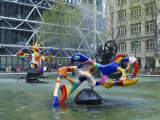 Colourful Sculptures of the Tinguely Fountain, Pompidou Centre, Beaubourg, Paris, France, Europe Photographic Print by Nigel Francis
