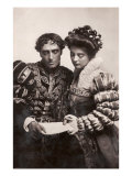 The Merchant of Venice,' Basil Gill as 'Bassabio' and Alexandra Carlisle as 'Portia', Giclee Print