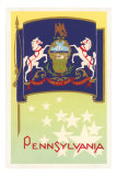 Pennsylvania Flag Art Print