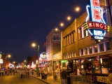 Famous Beale Street, Memphis, Tennessee, USA Photographic Print by Bill Bachmann