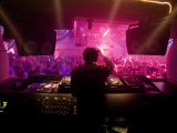 Dj Plays to His Crowds on a Busy Night at Zouk in Singapore Photographic Print by Eightfish 