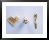 Breakfast Setting with Toast, Egg and Horn Egg Spoon  Prints by Alexander Van Berge