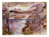 View of Walchen Lake, 1919 Giclée-Druck von Lovis Corinth