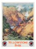 Yellowstone Park, 1934 Giclee Print by Thomas Moran